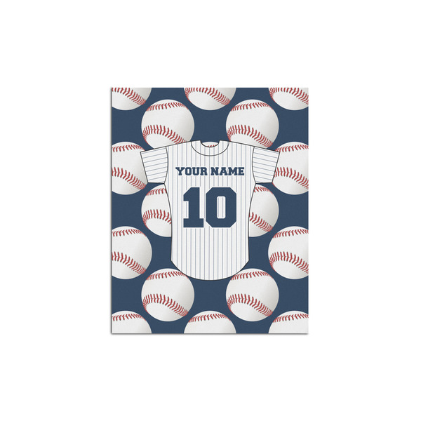 Custom Baseball Jersey Poster - Multiple Sizes (Personalized)