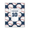 Baseball Jersey Wood Print - 16x20 (Personalized)