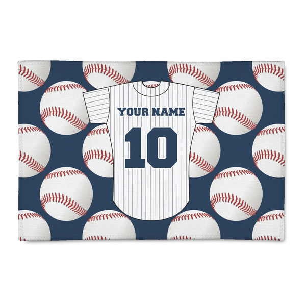 Custom Baseball Jersey Patio Rug (Personalized)
