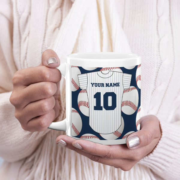 Baseball Jersey 20oz Coffee Mug - LIFESTYLE