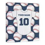Baseball Jersey Canvas Print - 20x24 (Personalized)