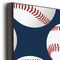 Baseball Jersey 20x24 Wood Print - Closeup