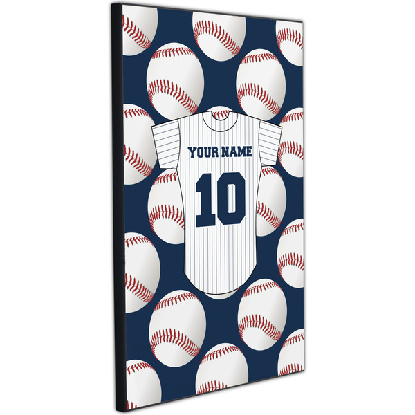 Baseball Jersey 20x30 Wood Print - Angle View