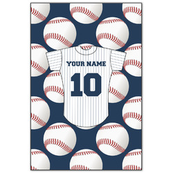 Baseball Jersey Wood Print - 20x30 (Personalized)