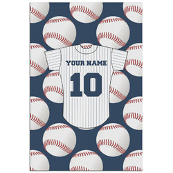 Baseball Jersey Poster - Matte - 24x36 (Personalized)