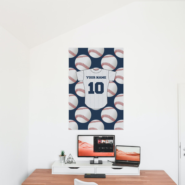 Baseball Jersey 24x36 - Matte Poster - On the Wall