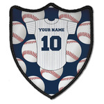 Baseball Jersey Iron On Shield Patch B w/ Name and Number