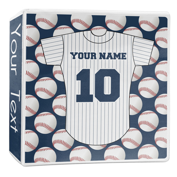 Custom Baseball Jersey 3-Ring Binder - 2 inch (Personalized)