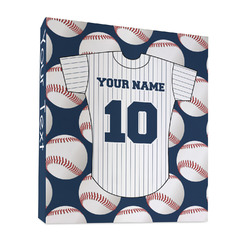 Baseball Jersey 3 Ring Binder - Full Wrap - 1" (Personalized)