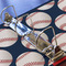 Baseball Jersey 3 Ring Binders - Full Wrap - 2" - DETAIL