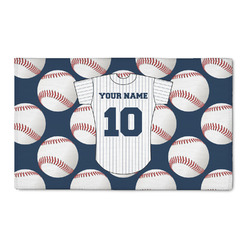 Baseball Jersey 3' x 5' Patio Rug (Personalized)