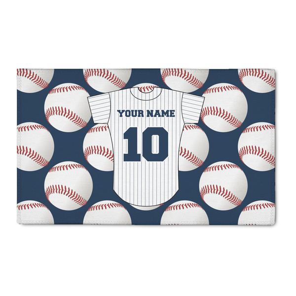 Custom Baseball Jersey 3' x 5' Patio Rug (Personalized)