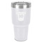 Baseball Jersey 30 oz Stainless Steel Tumbler - White - Single-Sided (Personalized)
