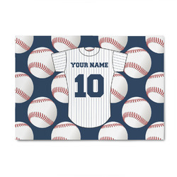 Baseball Jersey 4' x 6' Patio Rug (Personalized)