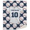 Baseball Jersey 50x60 Sherpa Blanket
