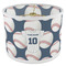 Baseball Jersey 8" Drum Lampshade - ANGLE Poly-Film