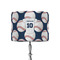 Baseball Jersey 8" Drum Lampshade - ON STAND (Fabric)