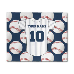 Baseball Jersey 8' x 10' Indoor Area Rug (Personalized)