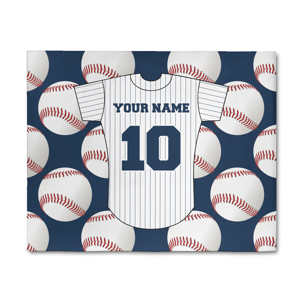 Custom Baseball Jersey 8' x 10' Indoor Area Rug (Personalized)