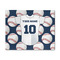 Baseball Jersey 8' x 10' Indoor Area Rug (Personalized)
