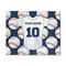 Baseball Jersey 8' x 10' Patio Rug (Personalized)