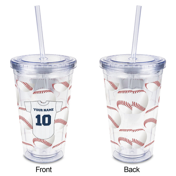 Baseball Jersey Acrylic Tumbler - Full Print - Approval