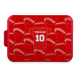Baseball Jersey Aluminum Baking Pan with Red Lid (Personalized)