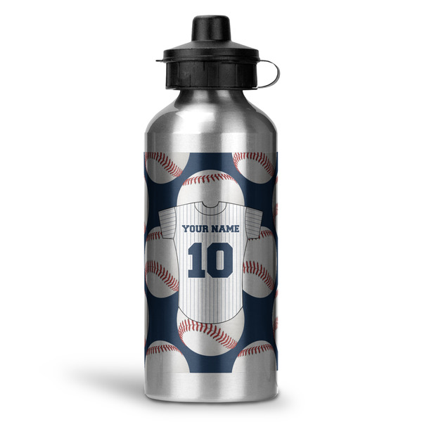 Custom Baseball Jersey Water Bottles - 20 oz - Aluminum (Personalized)