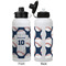 Baseball Jersey Aluminum Water Bottle - White APPROVAL