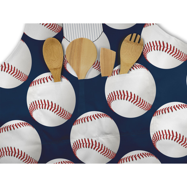 Baseball Jersey Apron - Pocket Detail with Props