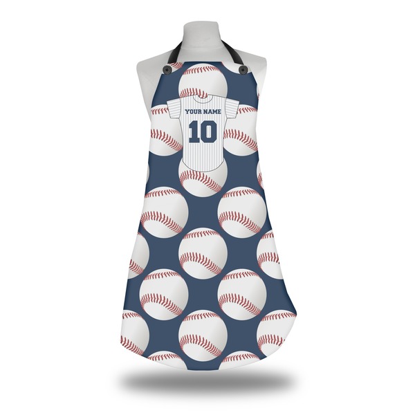 Baseball Jersey Apron on Mannequin