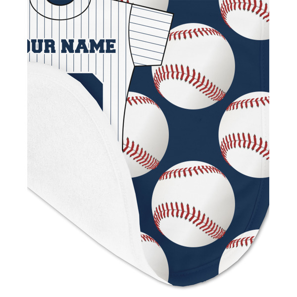 Baseball Jersey Baby Bib - AFT detail