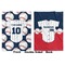 Baseball Jersey Baby Blanket (Double Sided - Printed Front and Back)