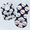 Baseball Jersey Baby Minky Bib & New Burp Set