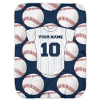 Baseball Jersey Baby Swaddling Blanket (Personalized)
