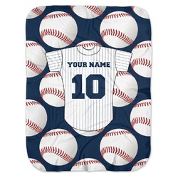 Baseball Jersey Baby Swaddling Blanket (Personalized)