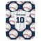 Baseball Jersey Baby Swaddling Blanket (Personalized)