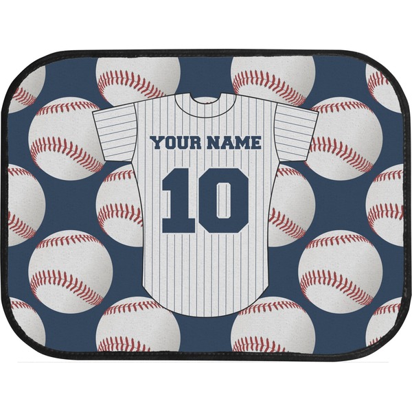 Baseball Jersey Back Seat Car Mat