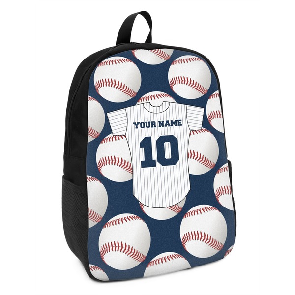Custom Baseball Jersey Kids Backpack (Personalized)