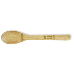 Baseball Jersey Bamboo Spoon - Single Sided (Personalized)