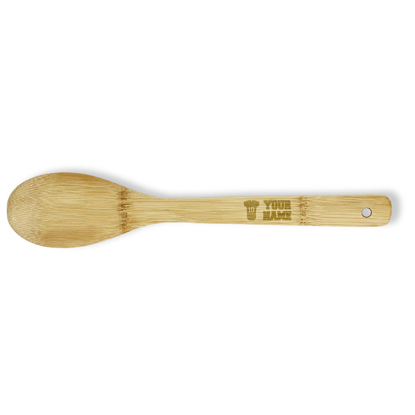Baseball Jersey Bamboo Spoons - Single Sided - FRONT