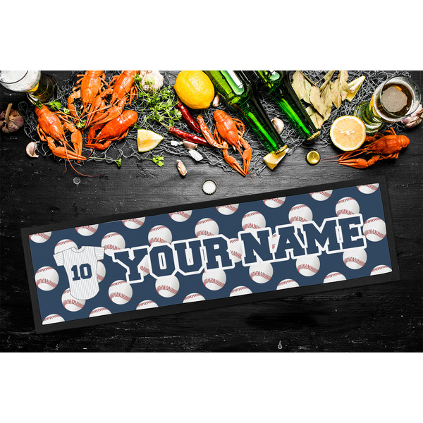 Baseball Jersey Bar Mat - Large - LIFESTYLE