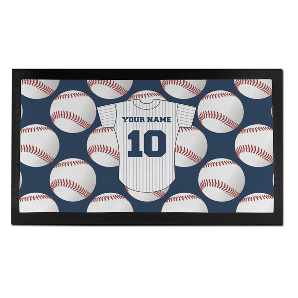 Custom Baseball Jersey Bar Mat - Small (Personalized)