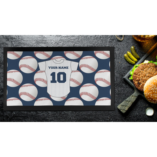 Baseball Jersey Bar Mat - Small - LIFESTYLE