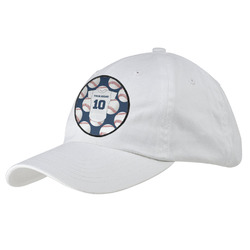 Baseball Jersey Baseball Cap - White (Personalized)
