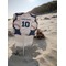 Baseball Jersey Beach Spiker white on beach with sand