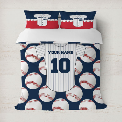 Baseball Jersey Duvet Cover (Personalized)