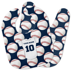 Baseball Jersey Baby Bib w/ Name and Number