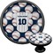Baseball Jersey Cabinet Knob (Black) (Personalized)