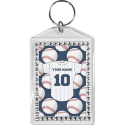 Baseball Jersey Bling Keychain (Personalized)